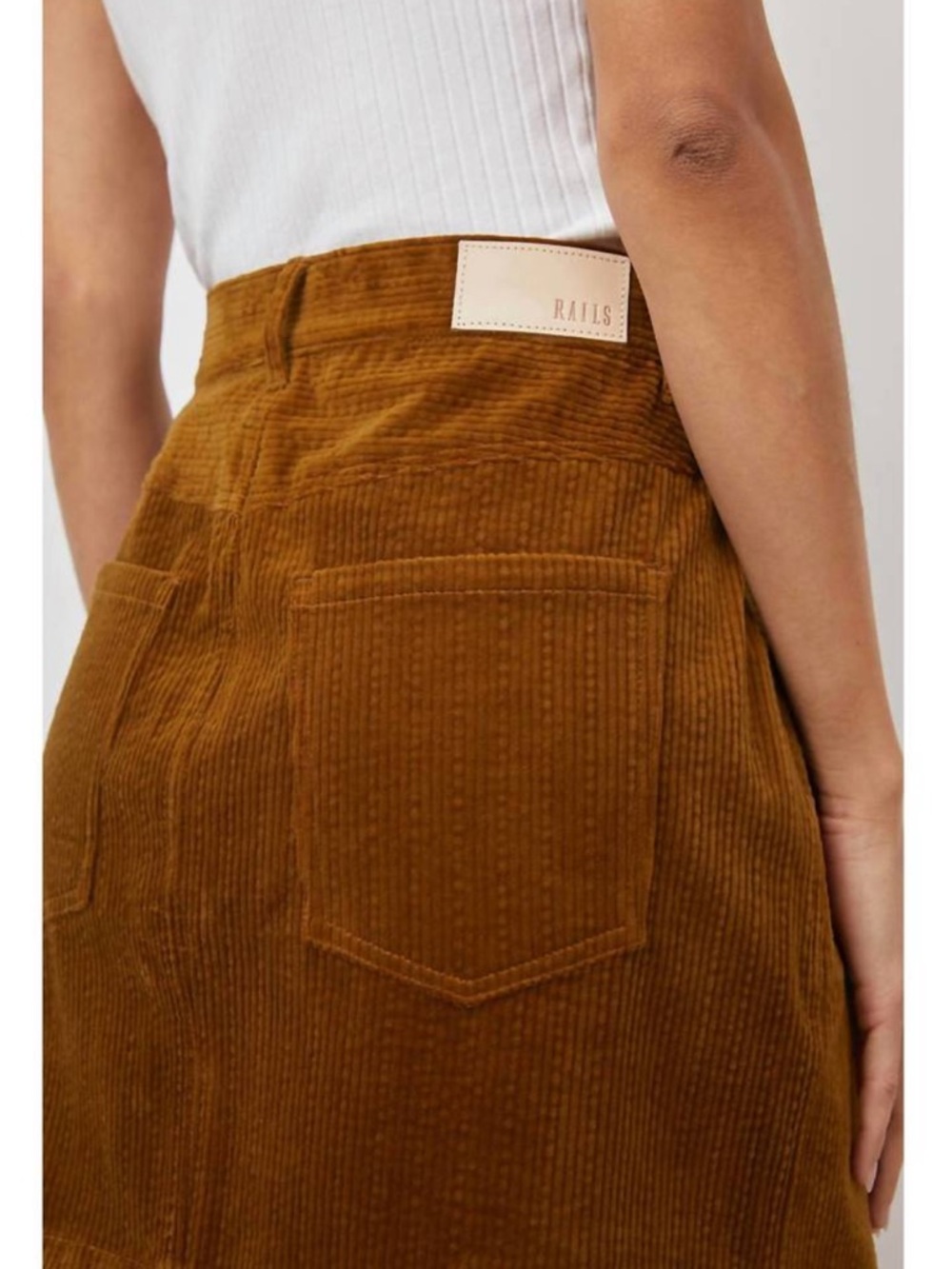 Rails Skirt Canyon Corduroy Ground Cinnamon Size 26 - Picture 5 of 9